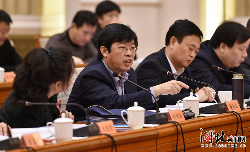 河北省政协十一届四次会议科技组、民建工商联组联组讨论