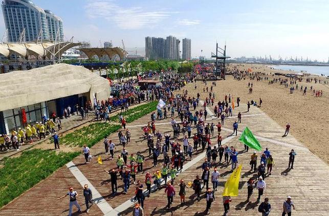 第12届世界徒步大会在秦皇岛举行