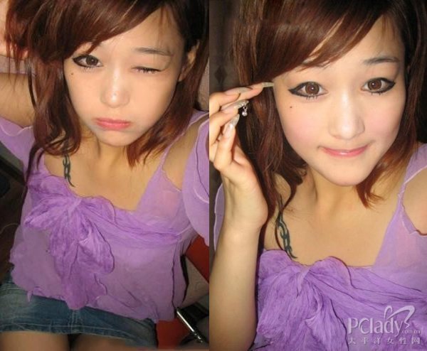女星今昔妆容对比