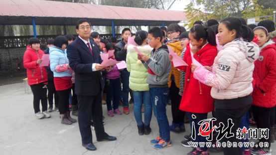 预防校园欺凌 临城县西竖学区法律讲座进校园（图）